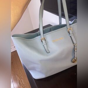 Michael Kors Sky Blue Tote Bag